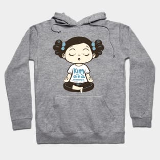 Girl meditating after a yoga practise Hoodie